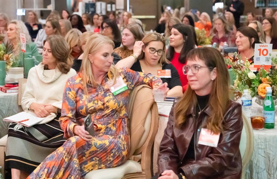 images from people's interactions at a tradeshow