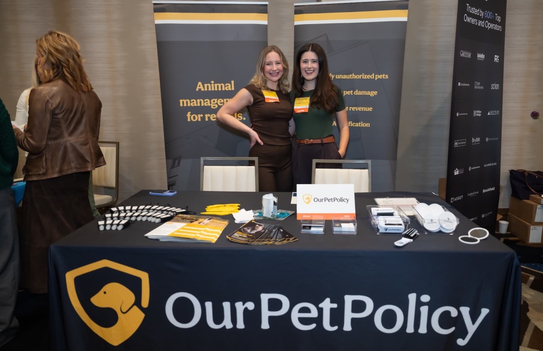 images from people's interactions at a tradeshow