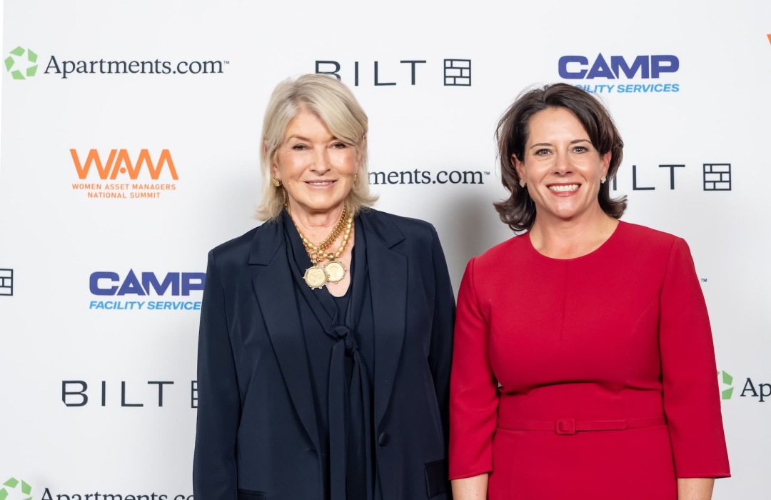images of women posing at a conference